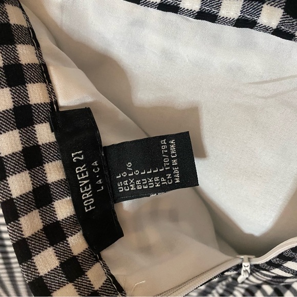 Checkered Mini Skirt (Forever 21) - Picture 8 of 8